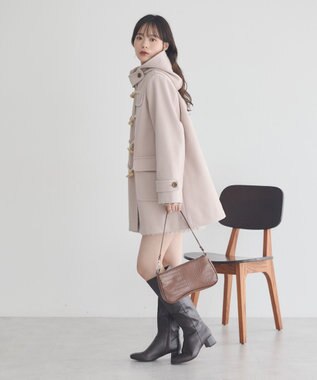 earth music&ecology ダッフルコート Light Beige