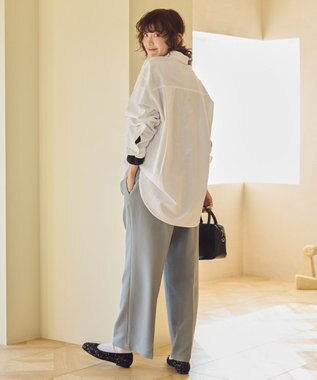 AMERICAN HOLIC 美・美・美Ｗクロスストレッチスラックスパンツ Gray