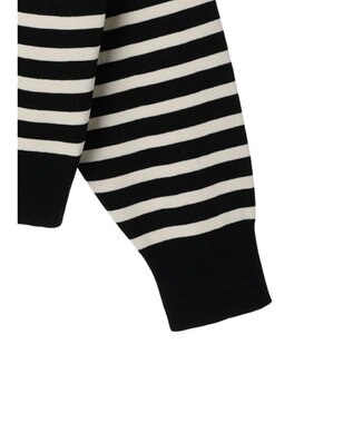 AMERICAN HOLIC エコカルットボーダークルーネックカーディガン Border