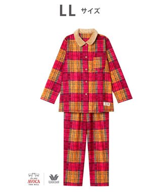 WACOAL パジャマ 【AVOCA×ワコール】 長袖 長ズボン あったか レディース BDW748 /ワコール
