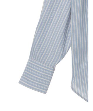 earth music&ecology パールボタンオーバーシャツ Sax