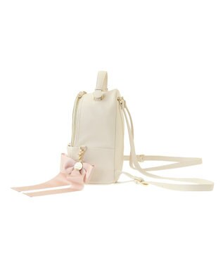 Maison de FLEUR リボンMリュック Ivory