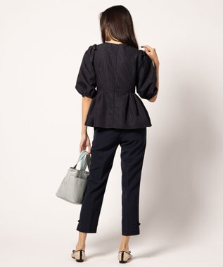 TOCCA 【洗える・消臭】BUTTERFLIES UTOPIA ブラウス ネイビー系