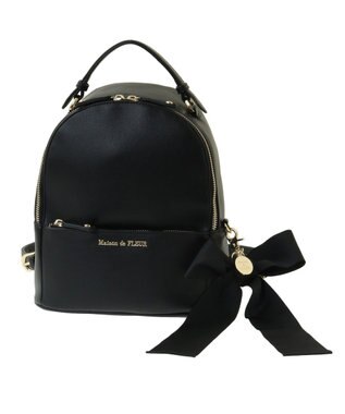 Maison de FLEUR リボンMリュック Black