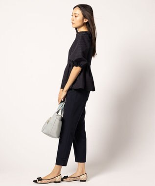 TOCCA 【洗える・消臭】BUTTERFLIES UTOPIA ブラウス ネイビー系