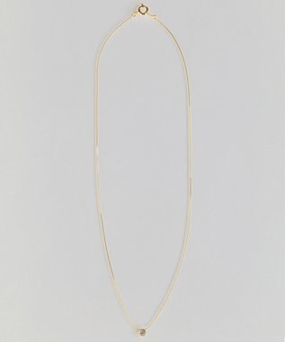 Phoebe 〈オンワード限定セット〉ラッキーホースシューピアス×シャインベゼルセッティングネックレス ゴールド