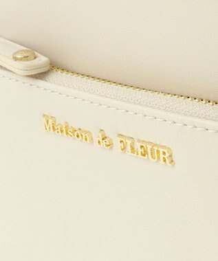 Maison de FLEUR リボンMリュック Ivory