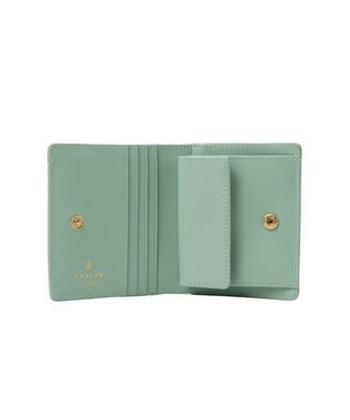 LANVIN en Bleu リュクサンブール 二つ折りコンパクト財布 ミント