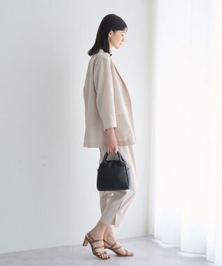 YECCA VECCA 【UVカット】サラサライージーテーパードパンツ Light Beige
