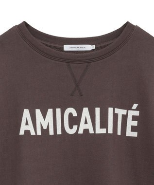 AMERICAN HOLIC アソートロゴルーズドルマンプルオーバー Brown