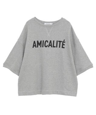 AMERICAN HOLIC アソートロゴルーズドルマンプルオーバー Light Gray Mixture