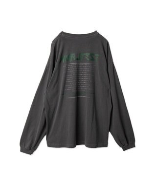 WEGO 【ユニセックス着用ITEM】ピグメントグラフィックT（LS） 柄2
