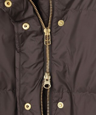 UNFILO L 【VERY掲載 / 自宅で洗濯OK / 軽量で暖かい】TAIONコラボ ショートダウン ブラウン