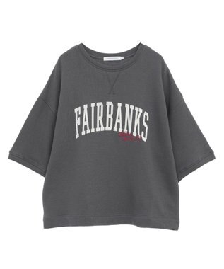 AMERICAN HOLIC アソートロゴルーズドルマンプルオーバー Charcoal Gray