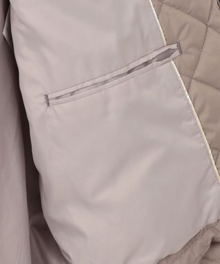 BEIGE， 【WEB限定】EIGER / キルトパーカー Mocha