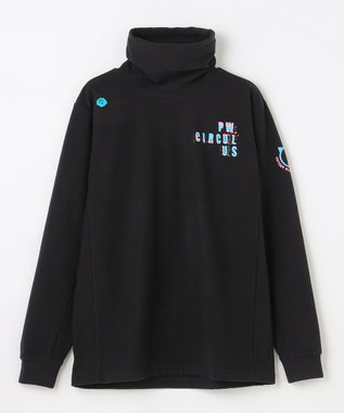 PW CIRCULUS 【起毛素材であたたか】【MEN】スピンドル付 両面起毛タートルネック ゴルフ