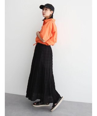 Green Parks ＫＢＦ　ショート丈ミリタリーシャツ Orange