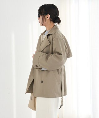 CRAFT STANDARD BOUTIQUE ワイドカフスミディトレンチコート Khaki