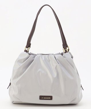 LA BAGAGERIE ソフトエナメル2WAYハンドバッグ Mサイズ