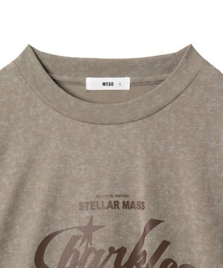 WEGO 【ユニセックス着用ITEM】スノーダイグラフィックT（LS） ベージュ