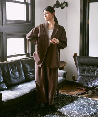 earth music&ecology 配色レイヤードタンクトップ Gray Beige