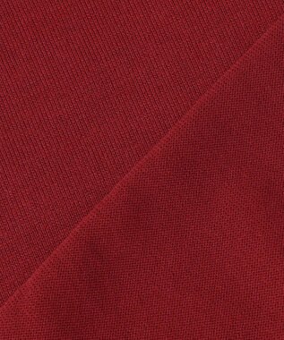 23区 【SLOW/一部店舗限定】コットンシルク Vネック ニット ワイン系