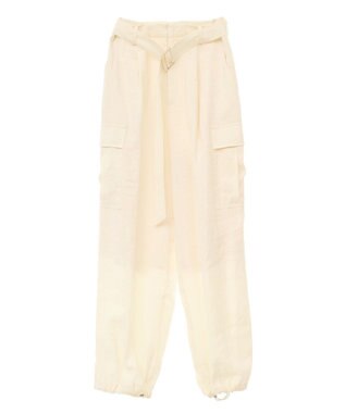 YECCA VECCA ベルテッドカーゴパンツ Ivory