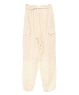 YECCA VECCA ベルテッドカーゴパンツ Ivory