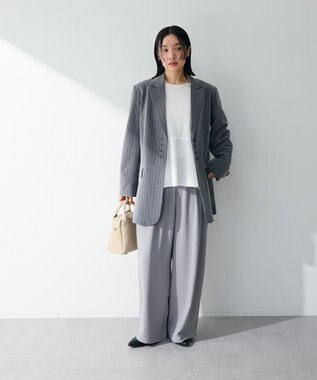 Green Parks ペプラムドッキングプルオーバー Gray