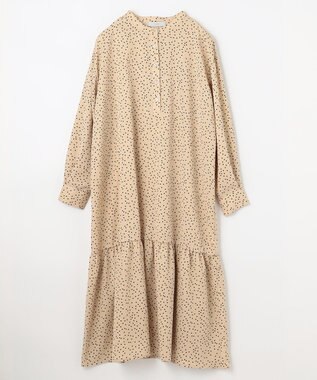 ANY 【セットアイテム】ニットベスト×ワンピース SET ベージュ×ベージュドット