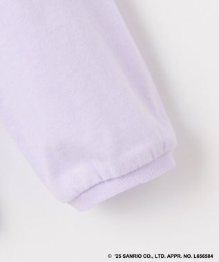 ANY KIDS 【any FAM× リトルツインスターズ 】キキ&ララ ミラクルスパンコール長袖Tシャツ ラベンダー