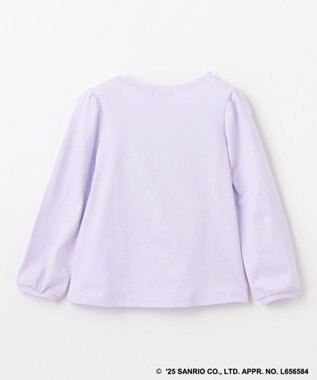 ANY KIDS 【any FAM× リトルツインスターズ 】キキ&ララ ミラクルスパンコール長袖Tシャツ ラベンダー
