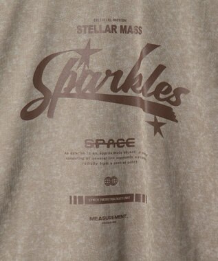 WEGO 【ユニセックス着用ITEM】スノーダイグラフィックT（LS） ベージュ