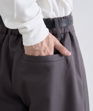 WEGO ワイドストレートスラックス グレー