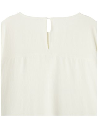 CRAFT STANDARD BOUTIQUE ＜セレモニー＞着脱可能/2WAYフリルカラーブラウス Off White