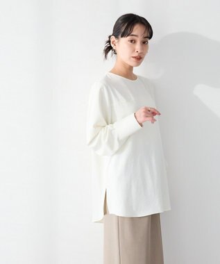 CRAFT STANDARD BOUTIQUE ＜セレモニー＞着脱可能/2WAYフリルカラーブラウス Off White