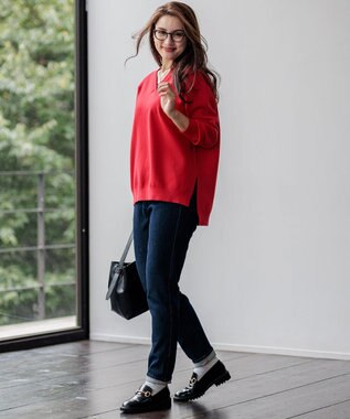 23区 L 【Lサイズ限定】23区DENIM ストレッチフィット スキニーパンツ ネイビー系