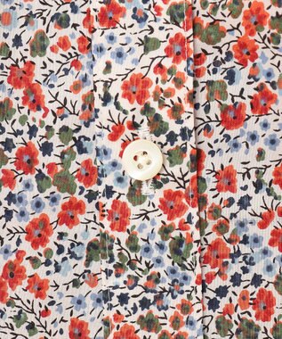 J.PRESS LADIES L 【洗える】LIBERTY Joanna Louise/Phoebe 前開き ブラウス オレンジ系5