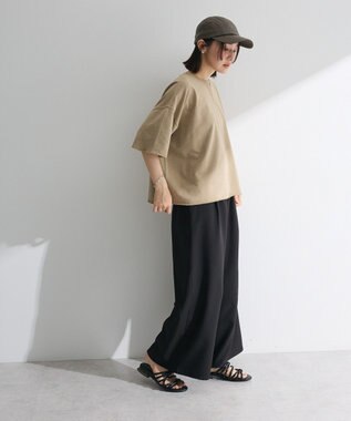 Green Parks ・ＳＵＧＡＲ　ＳＰＯＯＮ　スウェットＴＥＥ Dark Beige