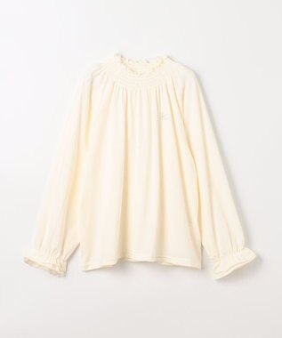 組曲 KIDS 【150-160cm】シャーリング Tシャツ エクリュ系