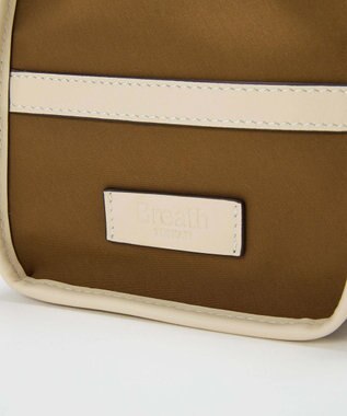 TOPKAPI 【Breath TOPKAPI】FRAME フレーム レザーベルト ワイド ミニ トートバッグ キャメル