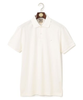 J.PRESS MEN 【大人気】アメリカンコットン鹿の子 バックブルポロシャツ ホワイト系
