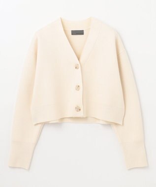 uncrave 【選べるレングス】ウールナイロン ジャガード ニット カーディガン（uncrave STANDARD） エクリュ