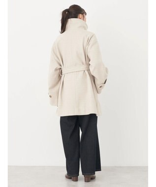 earth music&ecology ２ｗａｙカラーミドル丈コート Light Beige