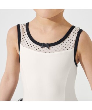 Chacott スカート付レオタード オフホワイト