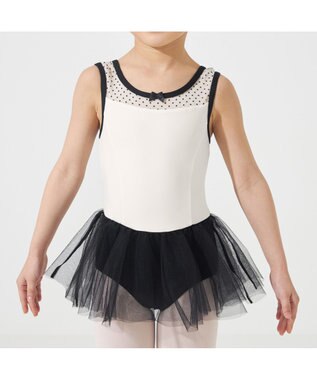 Chacott スカート付レオタード オフホワイト