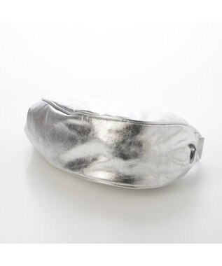 UNBILLION カシュカシュ cachecache / アシンメトリーメタリックショルダーバッグ シルバー