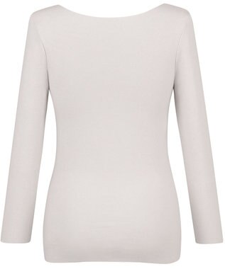 Wing あったかインナー 綿100％(肌側) アウターにひびきにくい ムレにくい 【綿の贅沢ここちフラット】 8分袖 長袖 秋 冬 EL4871 ウイング／ワコール シェルベージュ