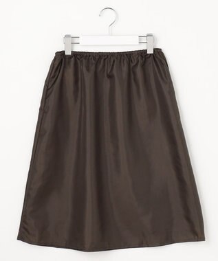 J.PRESS LADIES コットンリネン Light マドラスチェック シャツ ワンピース ブラウン系