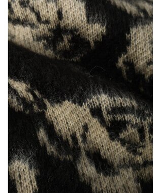 Green Parks ・ＳＵＧＡＲ　ＳＰＯＯＮ　フラワーシャギーニット Black